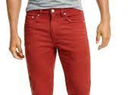 Levi's Men's 514 Straight Fit Jeans Red Size 32X32