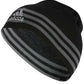Adidas Men's Eclipse Striped Reversible Beanie Black Size Regular