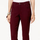 Style & Co Women's Curvy-Fit Skinny Fashion Jeans Wine Size 4