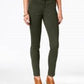 Style & Co Women's Curvy-Fit Skinny Fashion Jeans Green Size 14