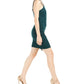 Sequin Hearts Juniors' Strappy Scuba Sheath Dress Dark Green Size 7