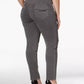 Style & Co Women's Plus Size Tummy-Control Slim-Leg Jeans Gray Size 24W