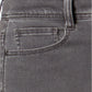 Style & Co Women's Plus Size Tummy-Control Slim-Leg Jeans Gray Size 18W