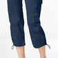 Style & Co Women's Capri Cargo Pants Blue Size 18