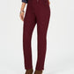 Style & Co Women's Tummy-Control Straight-Leg Fashion Jeans Red Size 12