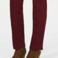 Style & Co Women's Tummy-Control Straight-Leg Fashion Jeans Red Size 18