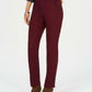 Style & Co Women's Tummy-Control Straight-Leg Fashion Jeans Red Size 6