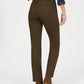 Style & Co Women's Rail Tummy-Control Straight-Leg Jeans Olive Size 18 Short