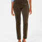 Style & Co Women's Tummy-Control Straight-Leg Fashion Jeans Green Size 14 S