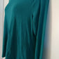 Charter Club Women's Pima Cotton Long-Sleeve Top  Green Size Medium