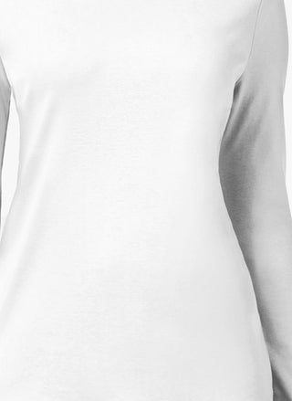 Charter Club Women's Pima Cotton Long-Sleeve Top White Size 2 Extra Large