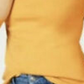 Charter Club Women's Pima Cotton Long-Sleeve Top Gold Size Large