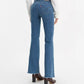 Levi's Women's Distressed Curvy Bootcut-Leg Jeans Blue Size 33X32