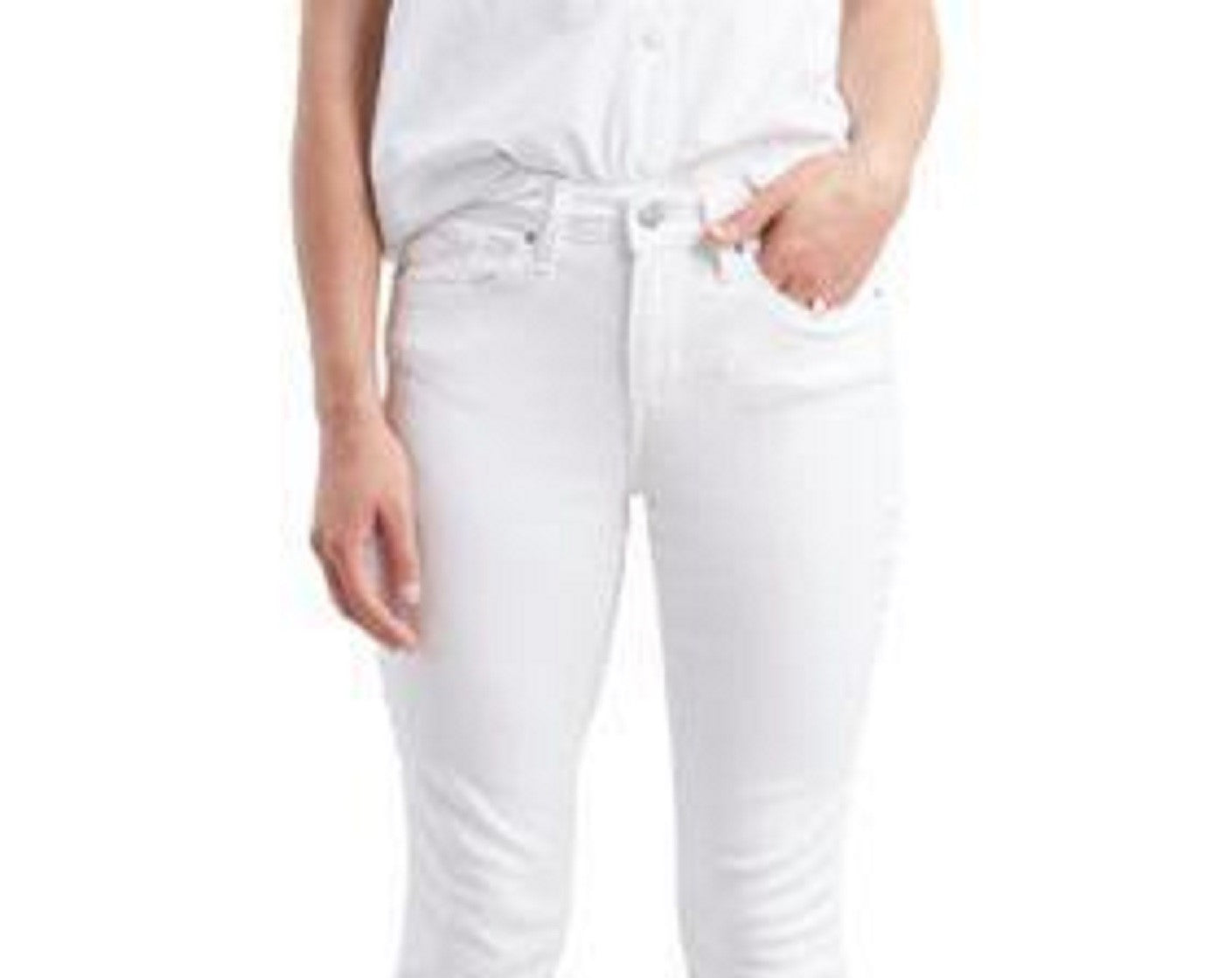 Levi's Women's Classic Modern Mid Rise Skinny Jeans Natural Size 10