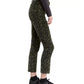 Levi's Women's Limited 724 Printed Cropped Straight Leg Jeans Green Size 32