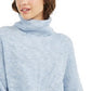 Sun + Moon Women's Boxy Turtleneck Sweater Drmy Blue Size Extra Large