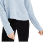 Sun + Moon Women's Boxy Turtleneck Sweater Drmy Blue Size Extra Large