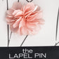 The Gift Men's Flower Lapel Pin Pink Size Regular