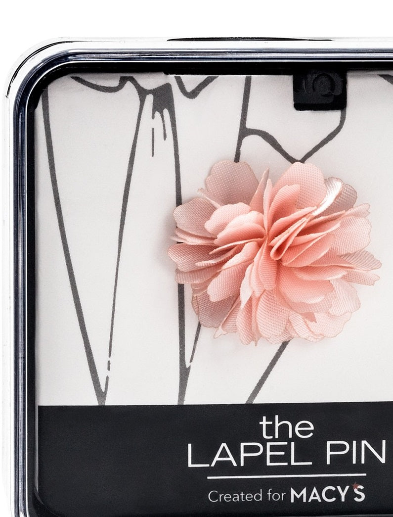The Gift Men's Flower Lapel Pin Pink Size Regular
