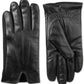 Isotoner Signature Men's Stretch Leather Gloves Black Size Large