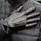 Isotoner Signature Men's Stretch Leather Gloves Black Size Large