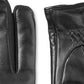 Isotoner Signature Men's Stretch Leather Gloves Black Size Medium