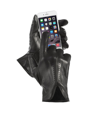 Isotoner Signature  Men's Stretch Gloves Black Size  Medium