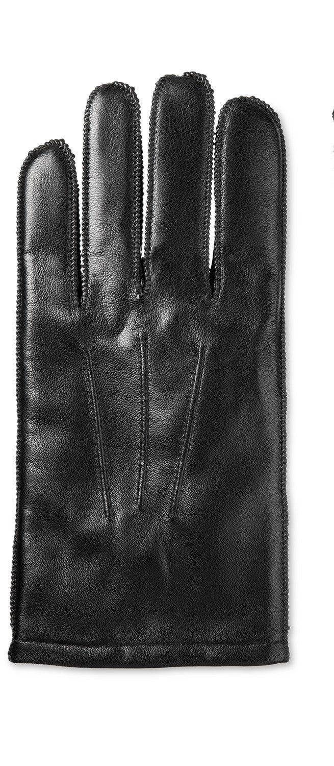 Isotoner Signature Men's Thermaflex Leather Gloves Black Size Medium