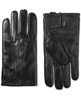 Isotoner Signature Men's Thermaflex Leather Gloves Black Size Extra Large
