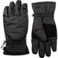 Isotoner Mens Cold Weather Waterproof Winter Gloves Black M