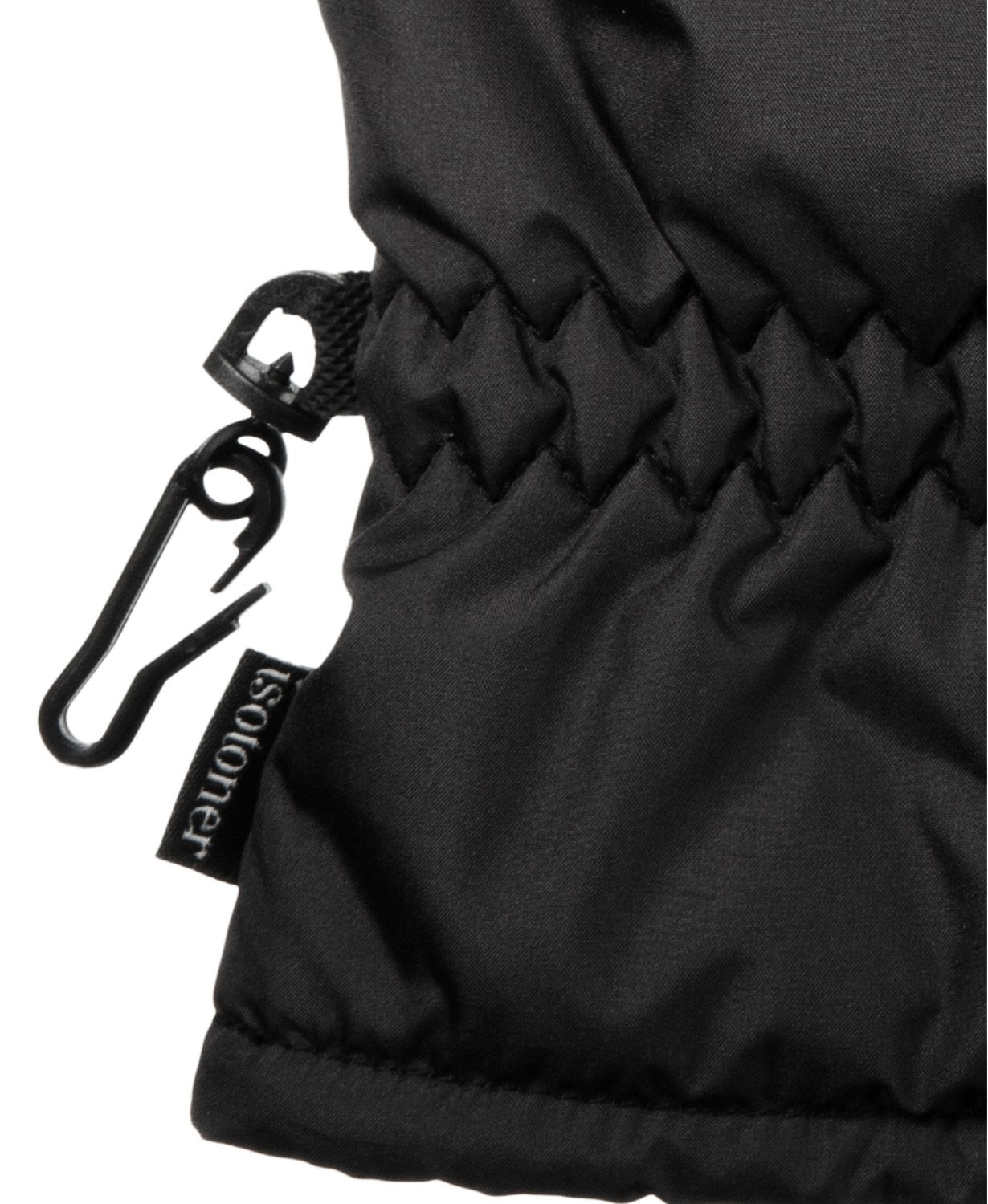 Isotoner Mens Cold Weather Waterproof Winter Gloves Black M