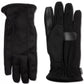 Isotoner Signature Men's Stretch Smartouch Gloves Black - Size Large