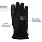 Isotoner Signature Men's Stretch smarTouch Gloves Black Size Large