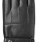 Isotoner Signature Men's Faux-Leather Sleekheat Gloves Black Size XL