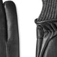 Isotoner Signature Men's Faux Leather Sleekheat Gloves Black Size Large