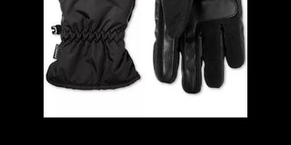 Isotoner Signature Men's Everyday Touchscreen Gloves Gray Size Medium