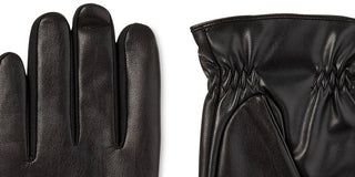 Isotoner Signature Men's Sleekheat Faux Nappa Gloves Black Size X-Large