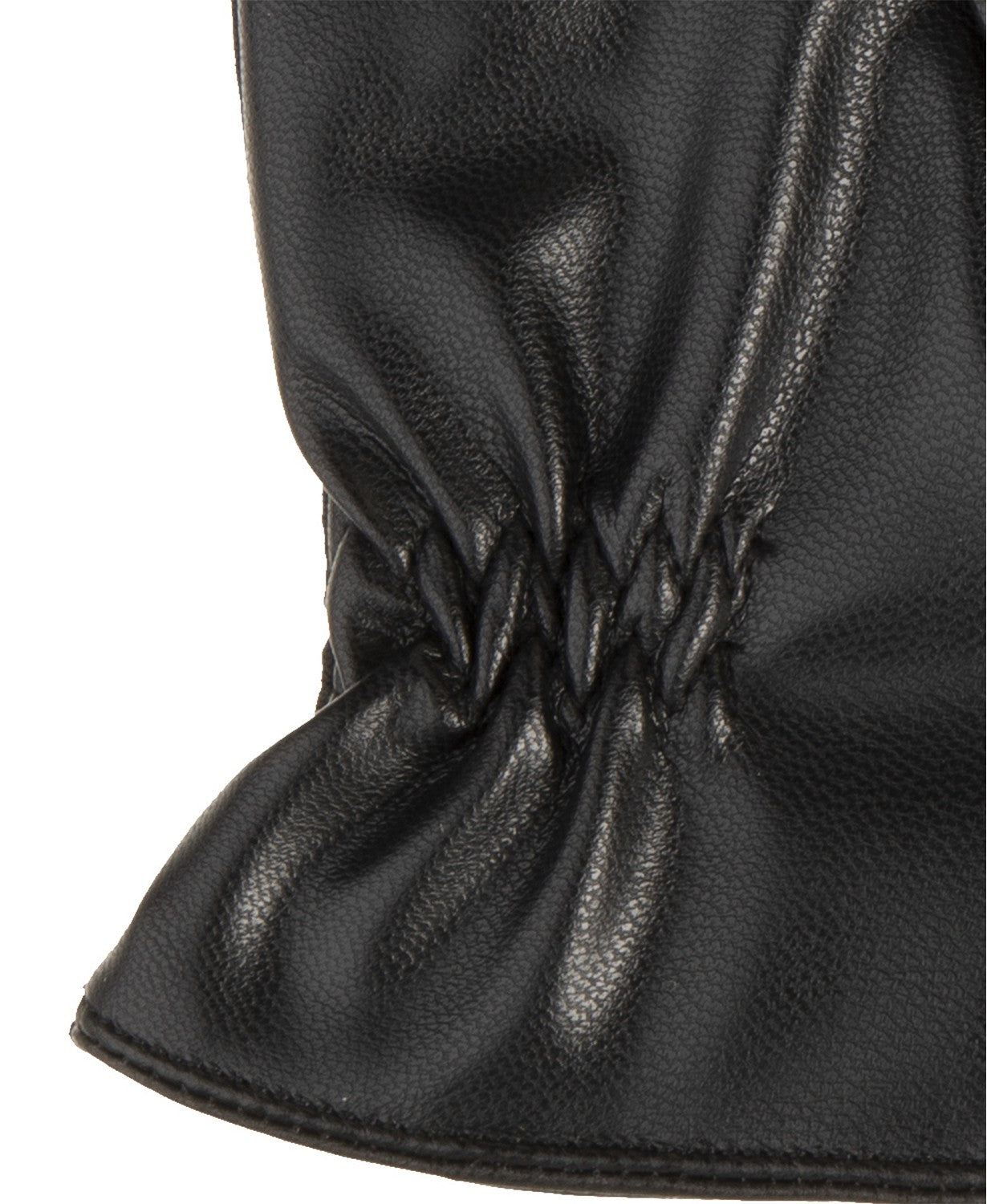 Isotoner Signature Men's Sleekheat Faux Nappa Touchscreen Gloves Black - Size Extra Large