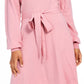 Sequin Hearts Juniors' Tie-Waist Sweater Dress Rose Size Extra Large