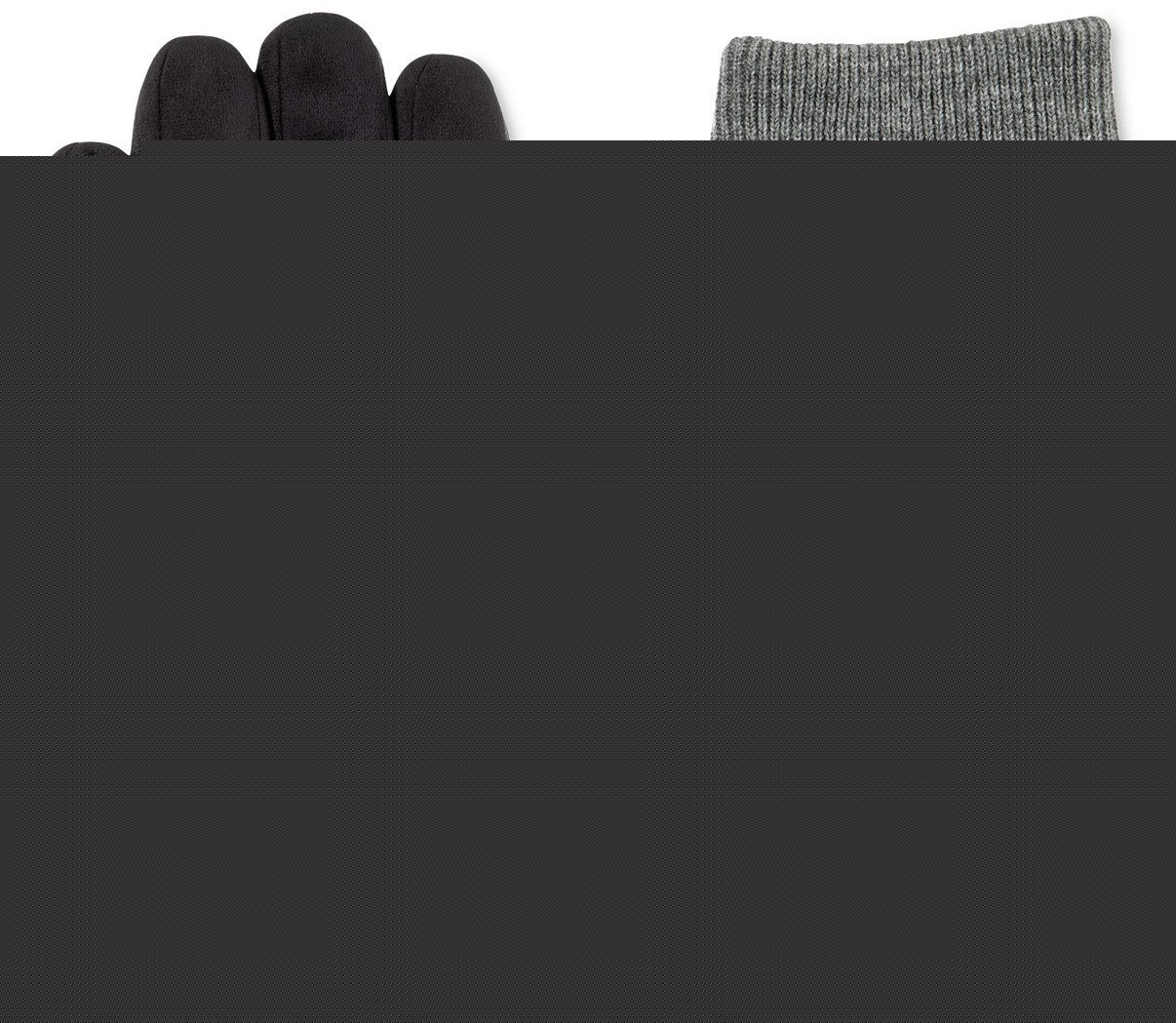 Isotoner Signature Men's Smartdri Gloves Black Medium