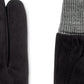 Isotoner Signature Men's Microfiber Smartdri Winter Gloves Black Size Large
