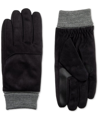 Isotoner Signature Men's SmartDri Gloves Black Size X-Large