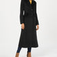 Forecaster Women's Notched-Collar Maxi Walker Coat Black Size 10