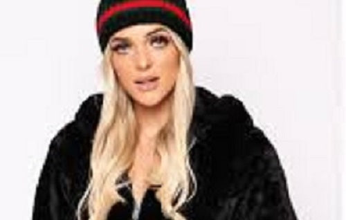 Maralyn & Me Juniors'  Reversible Cropped Hooded Faux-Fur Coat Black Size Medium