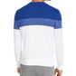 Armani Exchange Men's Regular Fit Colorblocked Stripe Logo Sweater White Coloblocked Size X-Large