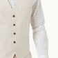 INC International Concepts Men's Linen Blend Vest Beige Size X-Small