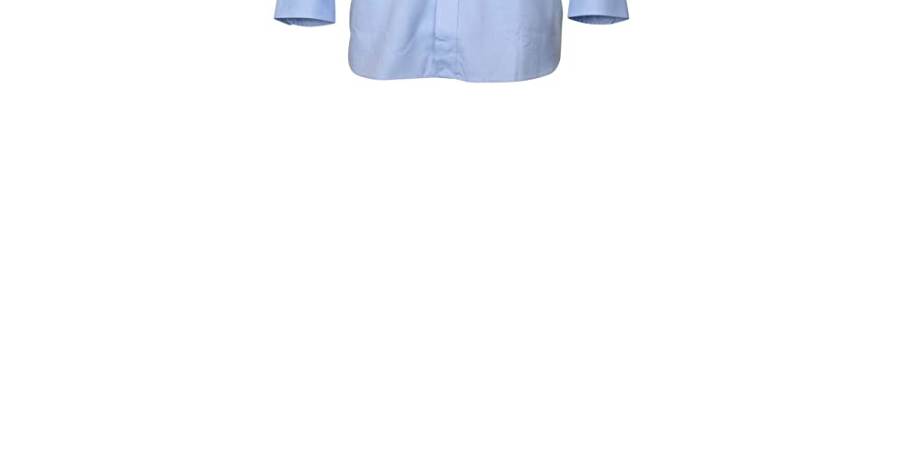 Ralph Lauren Men's Regular Fit Non-Iron Stretch Pinpoint Dress Shirt Navy Size 15.5x32-33