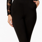 Material Girl Juniors' Lace Detail Illusion Jumpsuit Black Size XX-Large