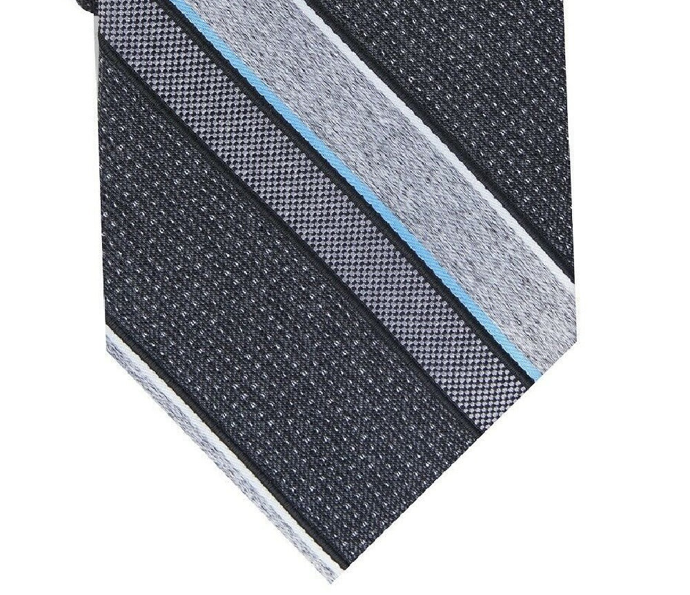 Perry Ellis Men's Payson Stripe Tie Black One Size