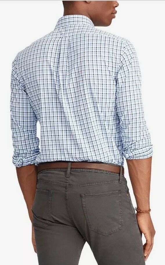 Ralph Lauren Men's Performance Twill Sport Shirt White Size X-Small